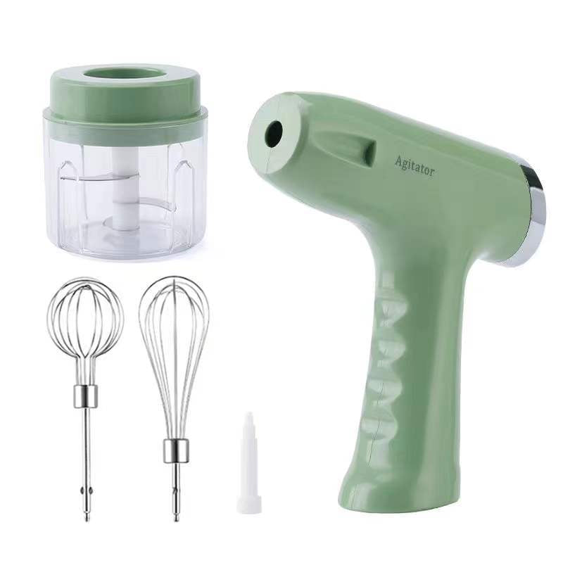 Portable Battery-Powered Hand Mixer Home Kitchen Cream Whisk