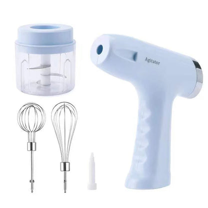 Portable Battery-Powered Hand Mixer Home Kitchen Cream Whisk